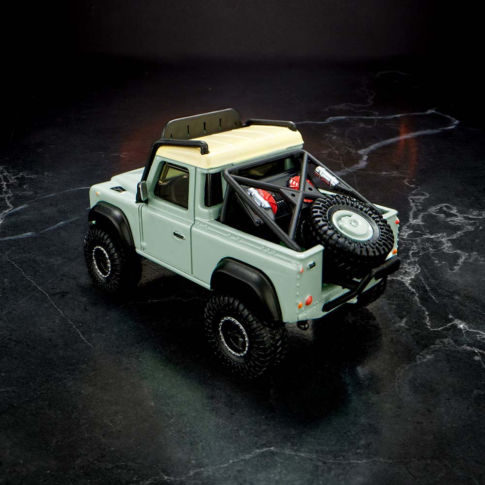 Hot Wheels Elite 64 Series Land Rover Defender 90 Pickup HGW12, autos de juguete