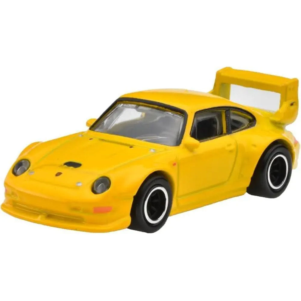 Hot Wheels Collector Cultura Automotriz Porsche 993 GT2 & Porsche 718 Cayman GT4, autos de juguete a escala 1:64