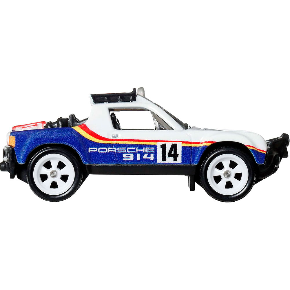 Hot Wheels Car Culture Porsche 914 Safari, autos de juguete a escala 1:64