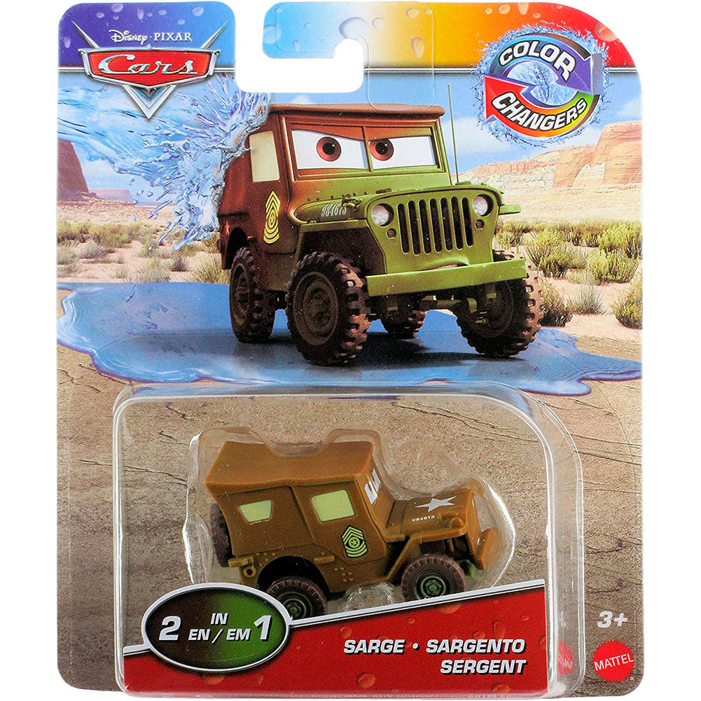 Cars Color Changer - Sargent GNY94, vehículos de juguete