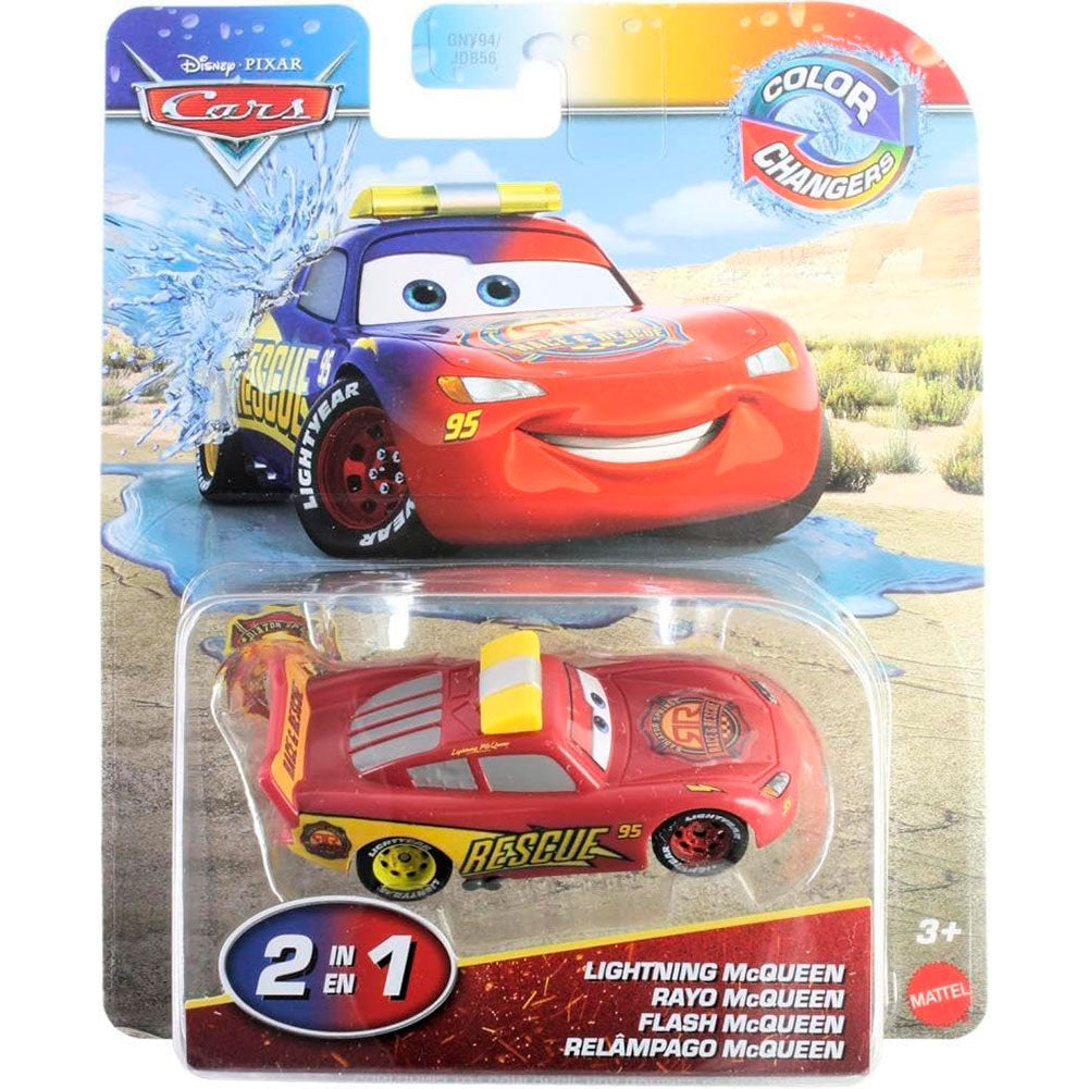 Cars Color Changer - Rayo McQueen Firefight GNY94, vehículos de juguete