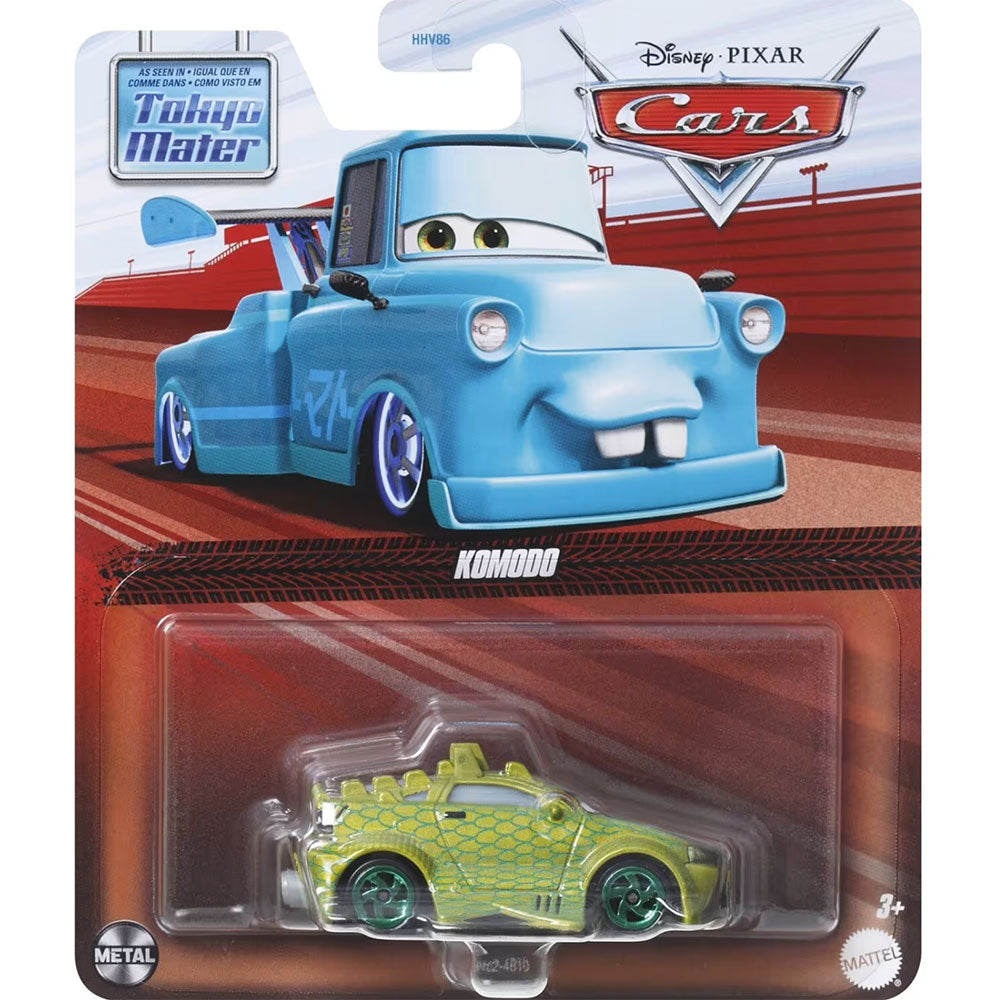 Disney Pixar Cars 1:55 Komodo DXV29, vehículos de juguete