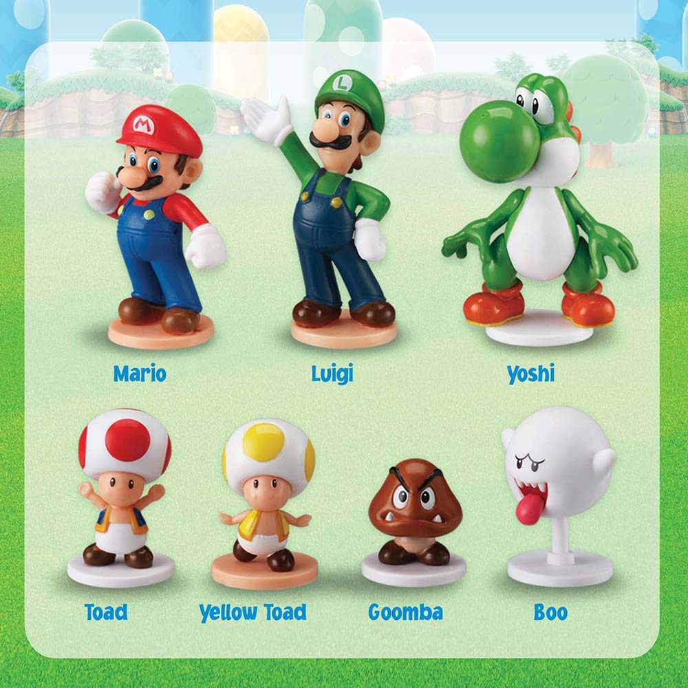 Super Mario explota Torre Temblorosa 7356: Juego de mesa - Edad 4+