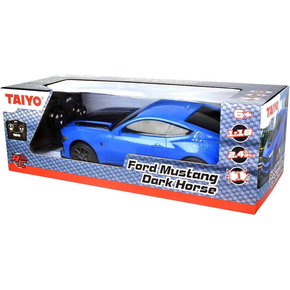 Toys Shock 1:18 Ford Mustang Dark Horse R/C - Edad 6+