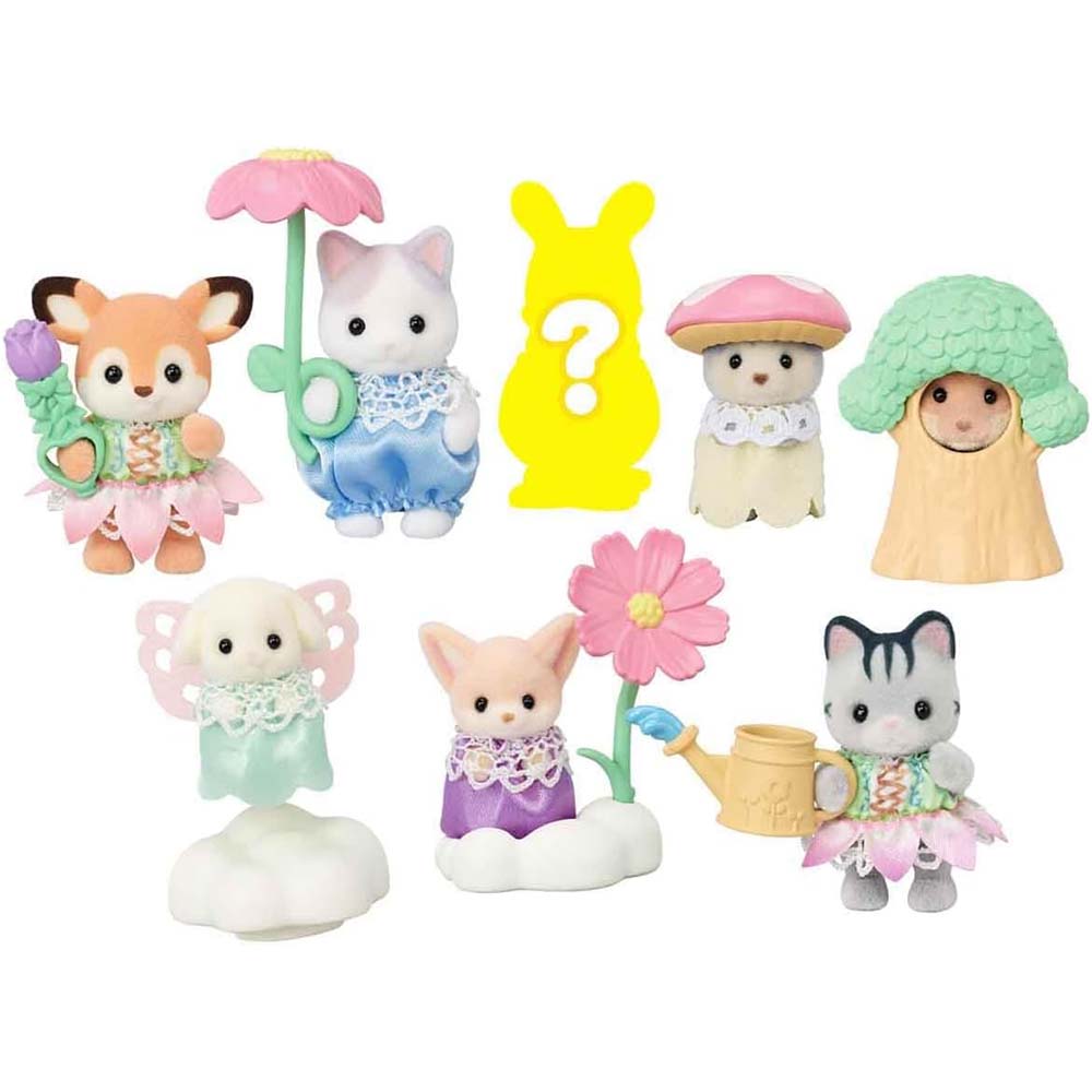 Sylvanian Families 5823 Flower Friends Surprise Baby Figura Sorpresa Coleccionable, figuras sorpresa