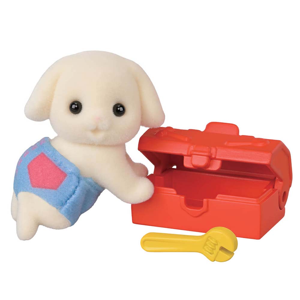 Sylvanian Families 5838 Builder Baby Friends Blind Bag Figura Sorpresa Coleccionable, figuras sorpresa