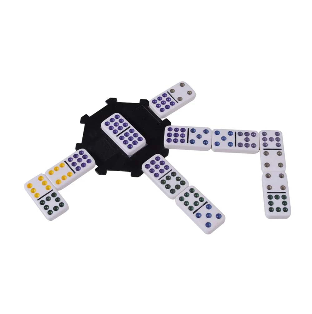 Novelty Juego Dominó de Pasta Doble Nueve de Colores D-582: Juego de mesa - Edad 6+