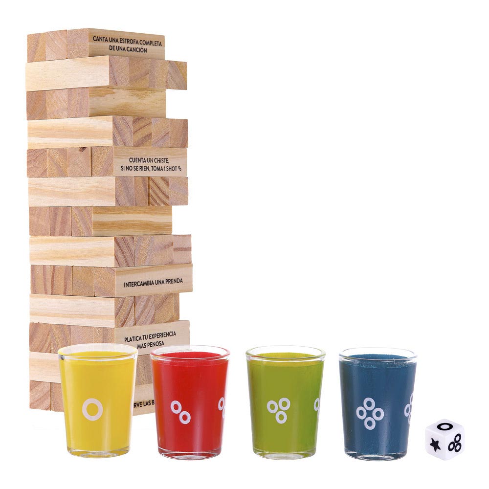 Novelty Torre de bloques para adultos RO-1018: Juego de mesa - Edad 18+