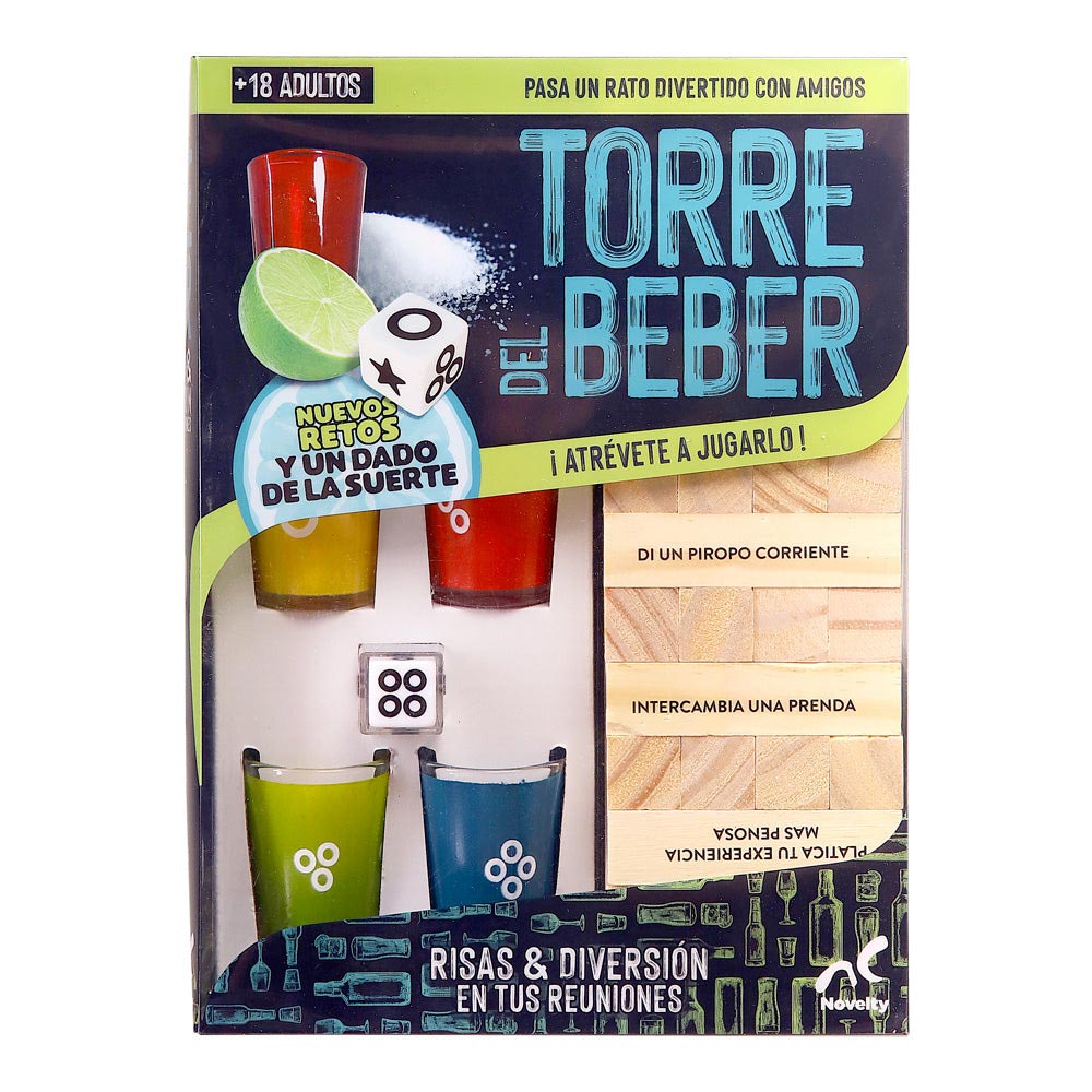 Novelty Torre de bloques para adultos RO-1018: Juego de mesa - Edad 18+