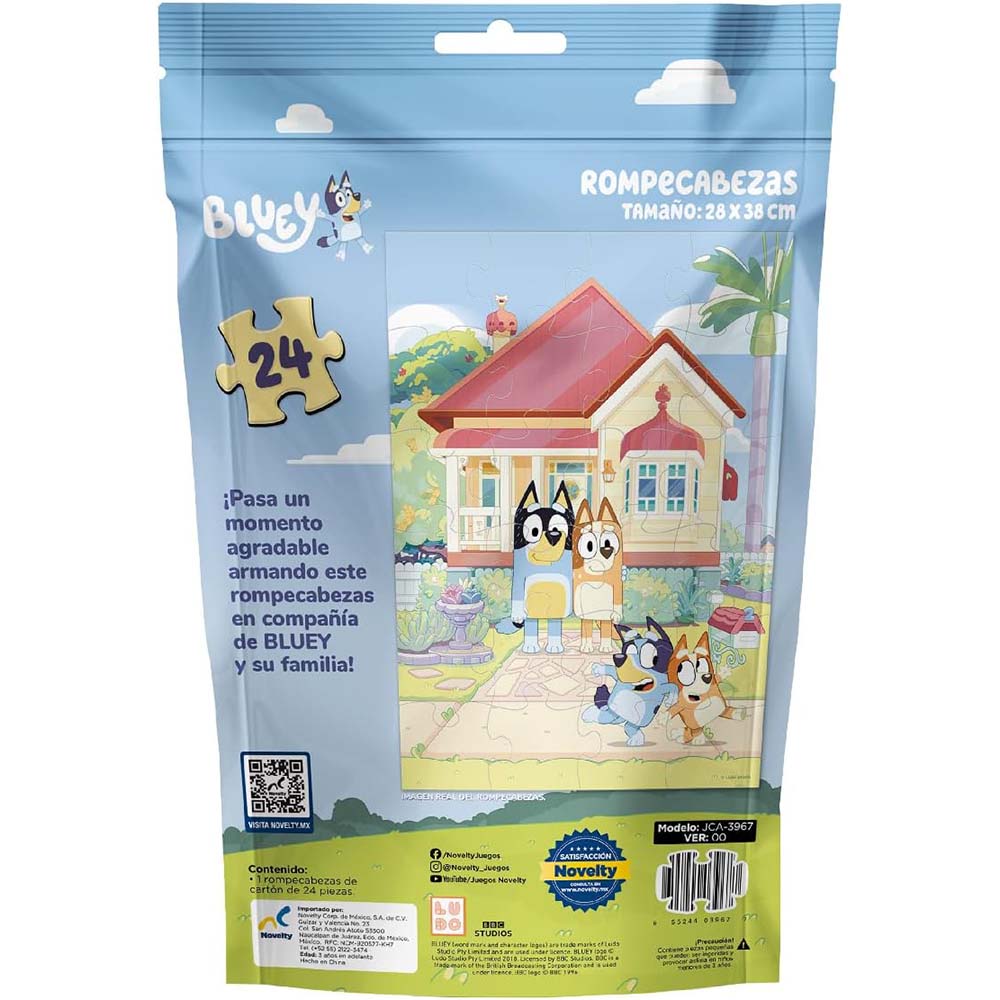 Novelty Rompecabezas Bolsa Foil Bluey JCA-3967 - Edad 14+