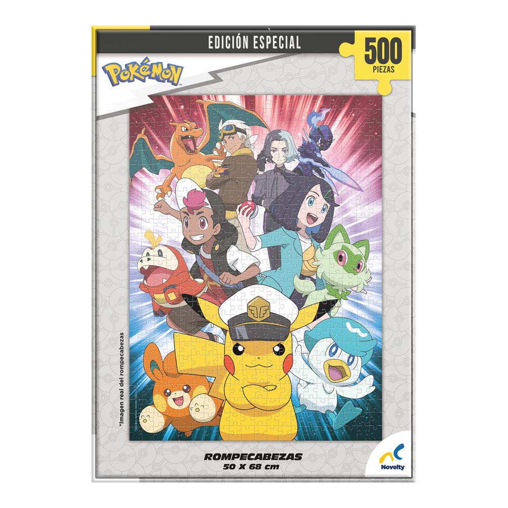 Novelty Rompecabezas edición especial Pokémon Horizons 500 JCA-4615 - Edad 8+