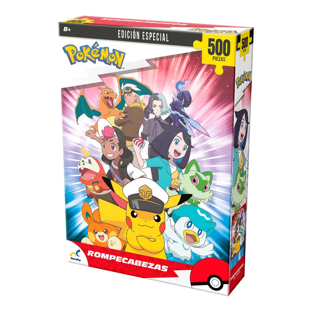 Novelty Rompecabezas edición especial Pokémon Horizons 500 JCA-4615 - Edad 8+