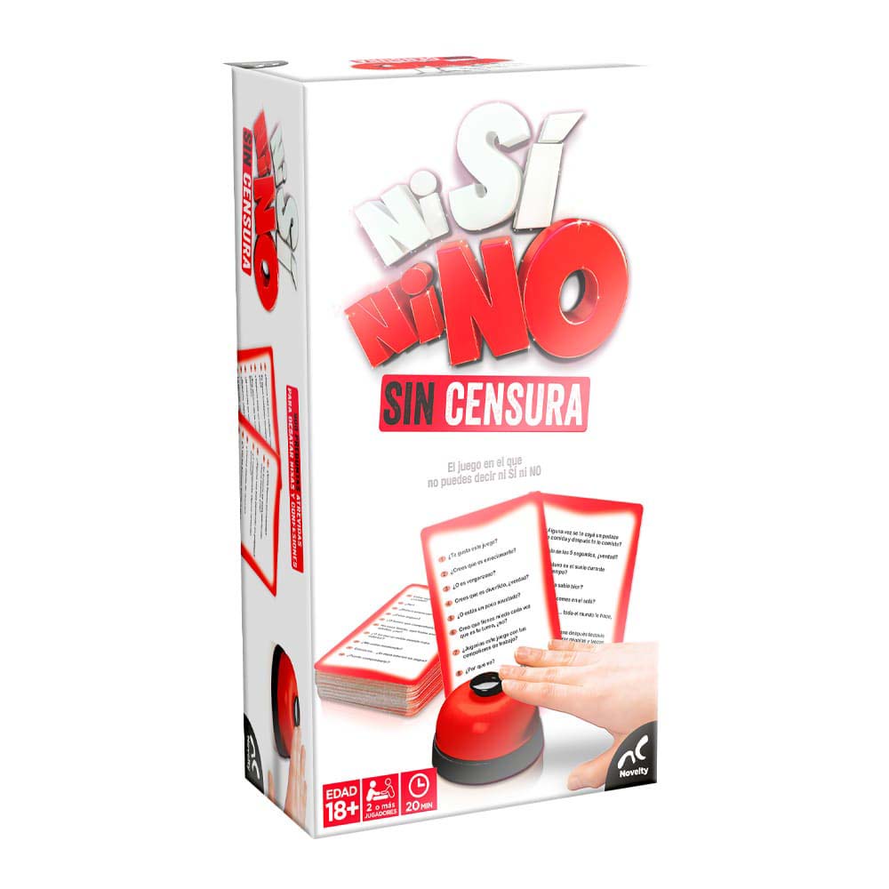 Novelty Juego de mesa Ni sí ni no sin censura JCA-4731 - Edad 7+