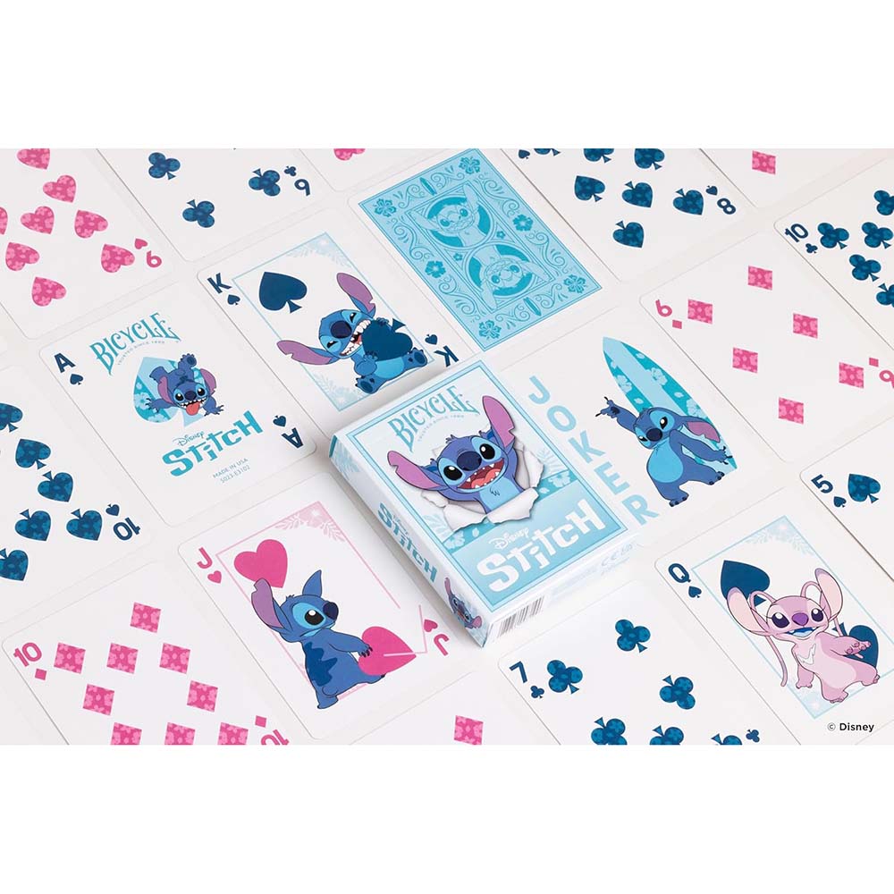 Bicycle Naipes inspirados en Stitch de Disney 10042449, barajas de cartas