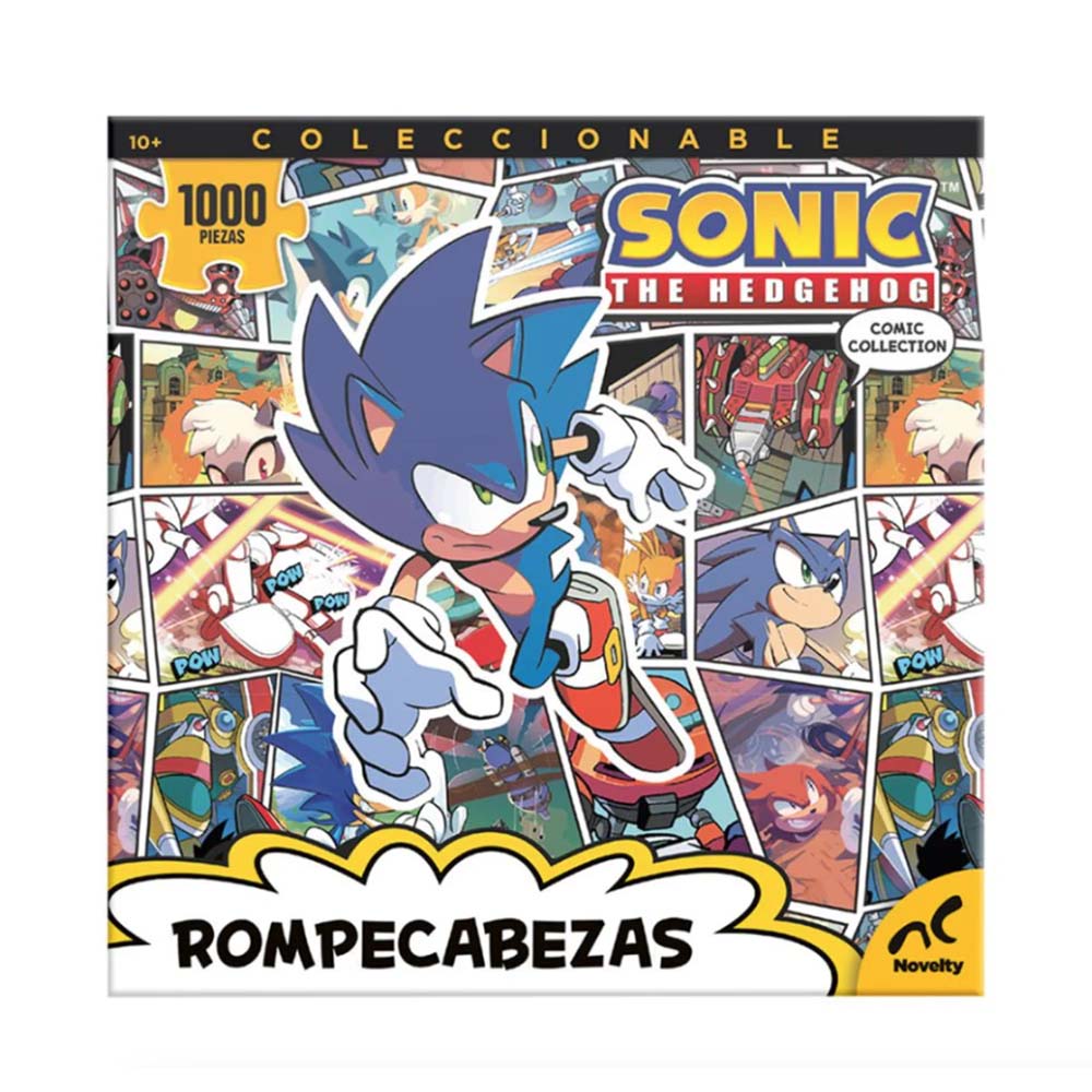 Rompecabezas Coleccionable Sonic 1000 Piezas Caja De Carton JCA-4843, rompecabezas
