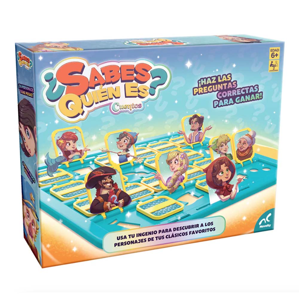 Juego De Mesa Sabes Quien Es Cuentos Caja Carton JCA-4869, juegos de mesa