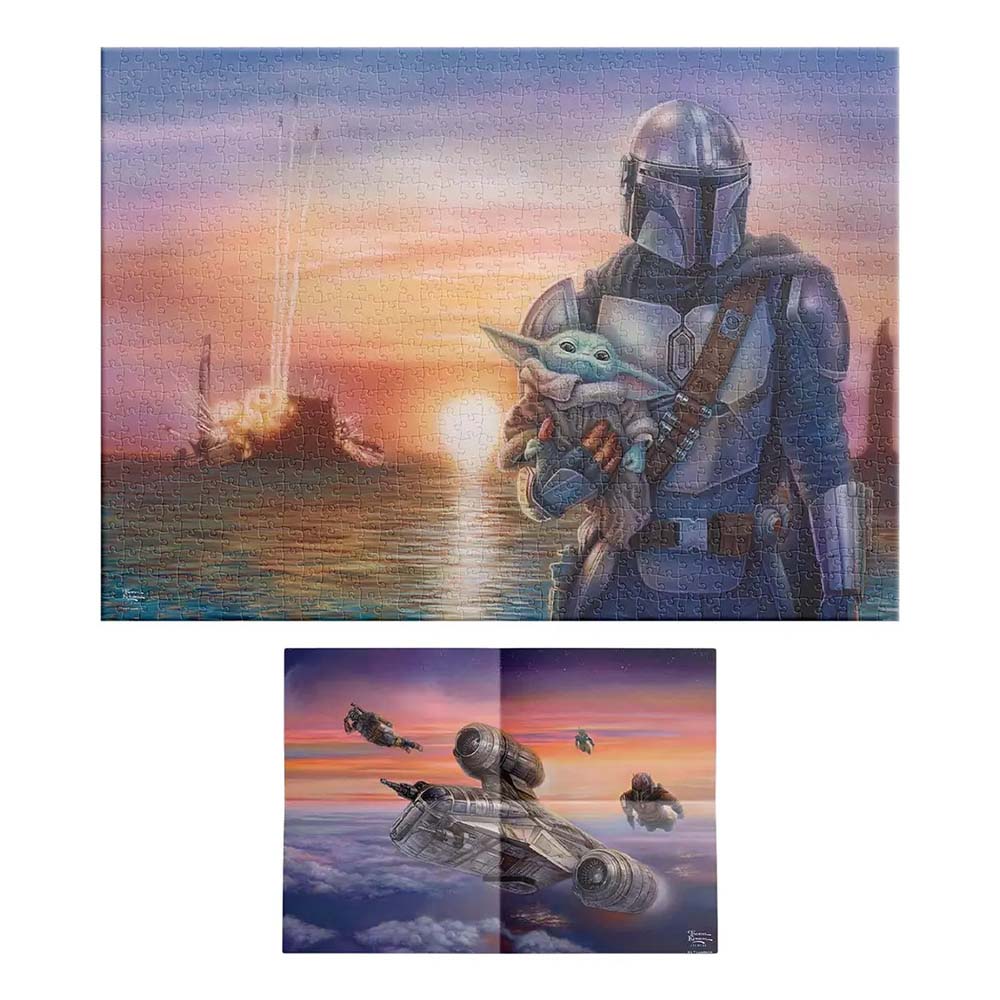 Mandalorian Thomas Kinkade Rompecabezas 1000 Piezas JCA-5026, rompecabezas