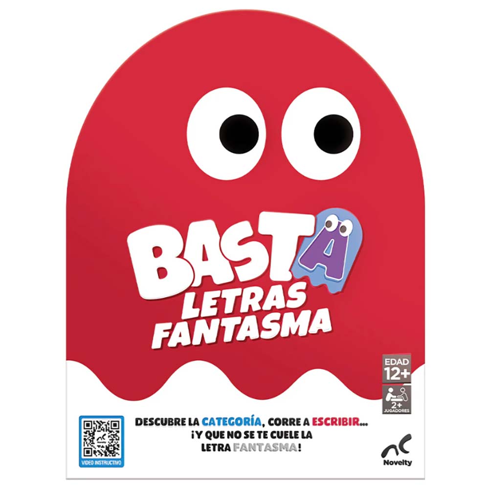 Juego de Mesa Basta Letras Fantasma JCA-4984, juegos de mesa