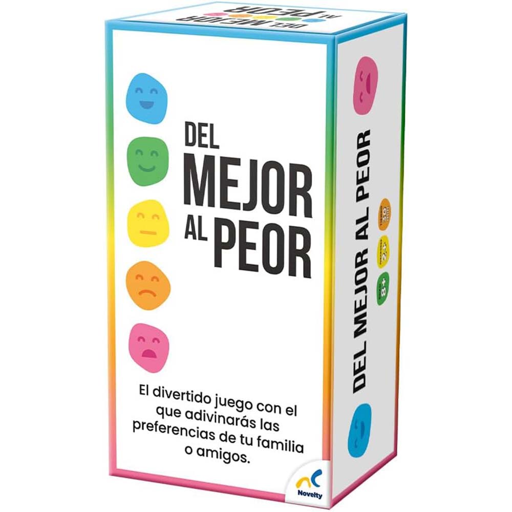 Juego de Cartas Del Mejor al Peor JCA-4987, juegos de cartas
