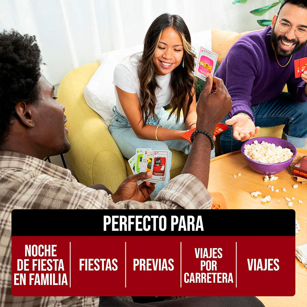 Exploding Kittens Edición Original – Juego de Cartas en Español JCA-4813, juegos de cartas