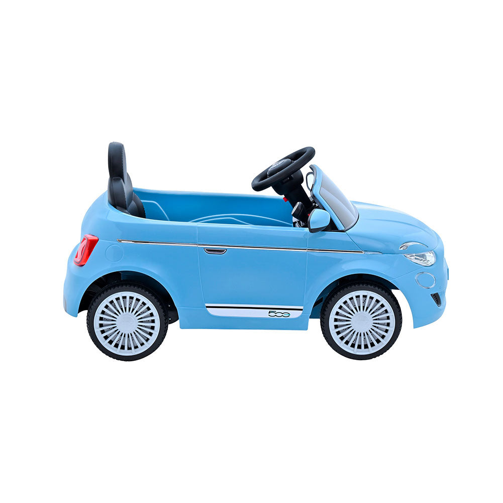 Prinsel Fiat 500: Montable Eléctrico Infantil Azul de 6V con Control Remoto - Edad 2+