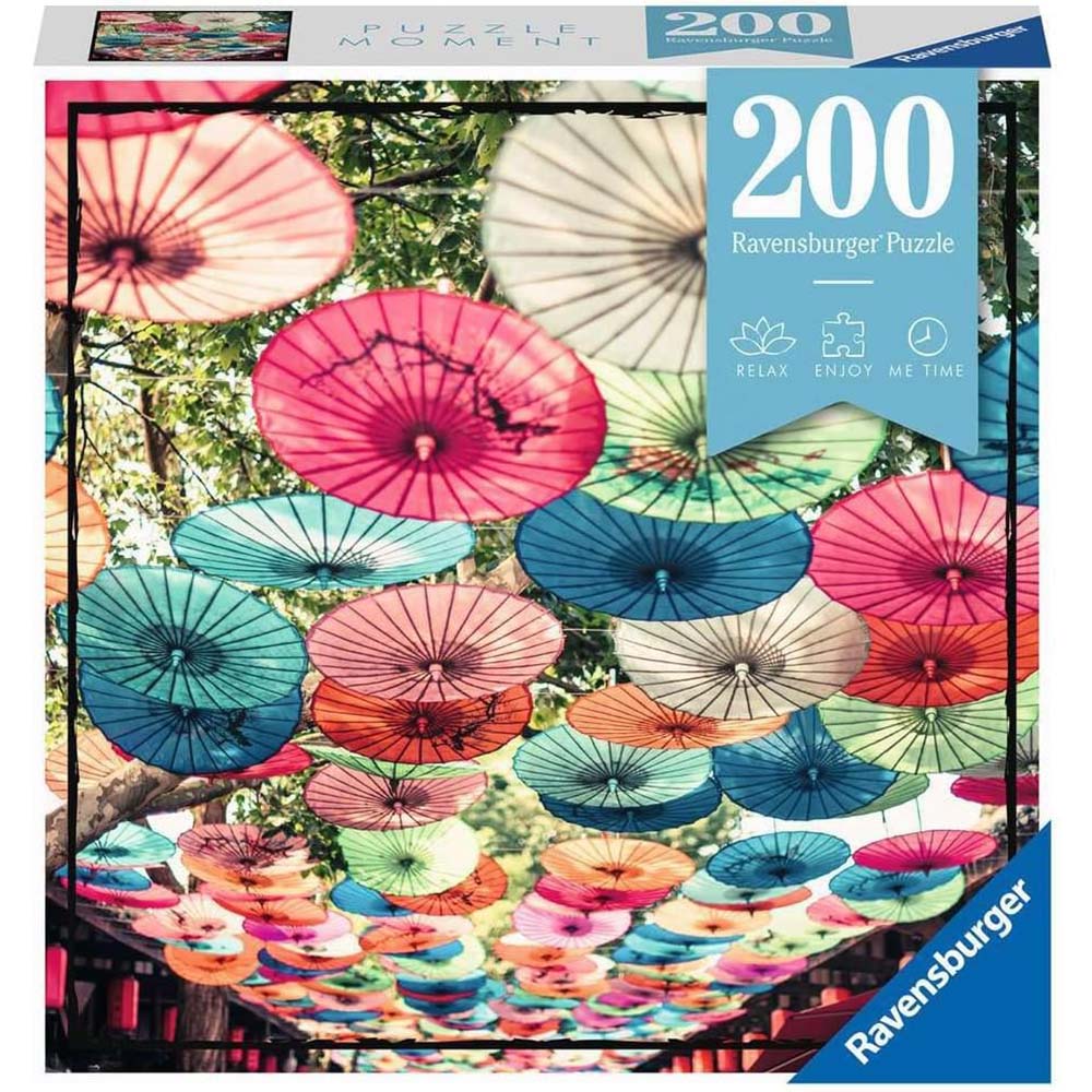 Ravensburger 13307 Rompecabezas 200 Piezas Umbrellas, rompecabezas