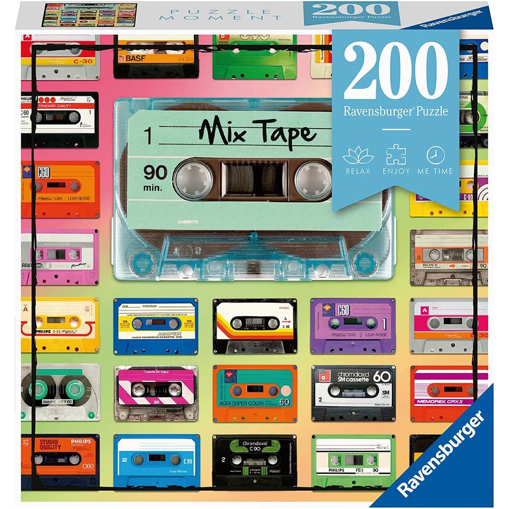 Ravensburger 12962 Rompecabeza 200 Piezas Mix Tape, rompecabezas