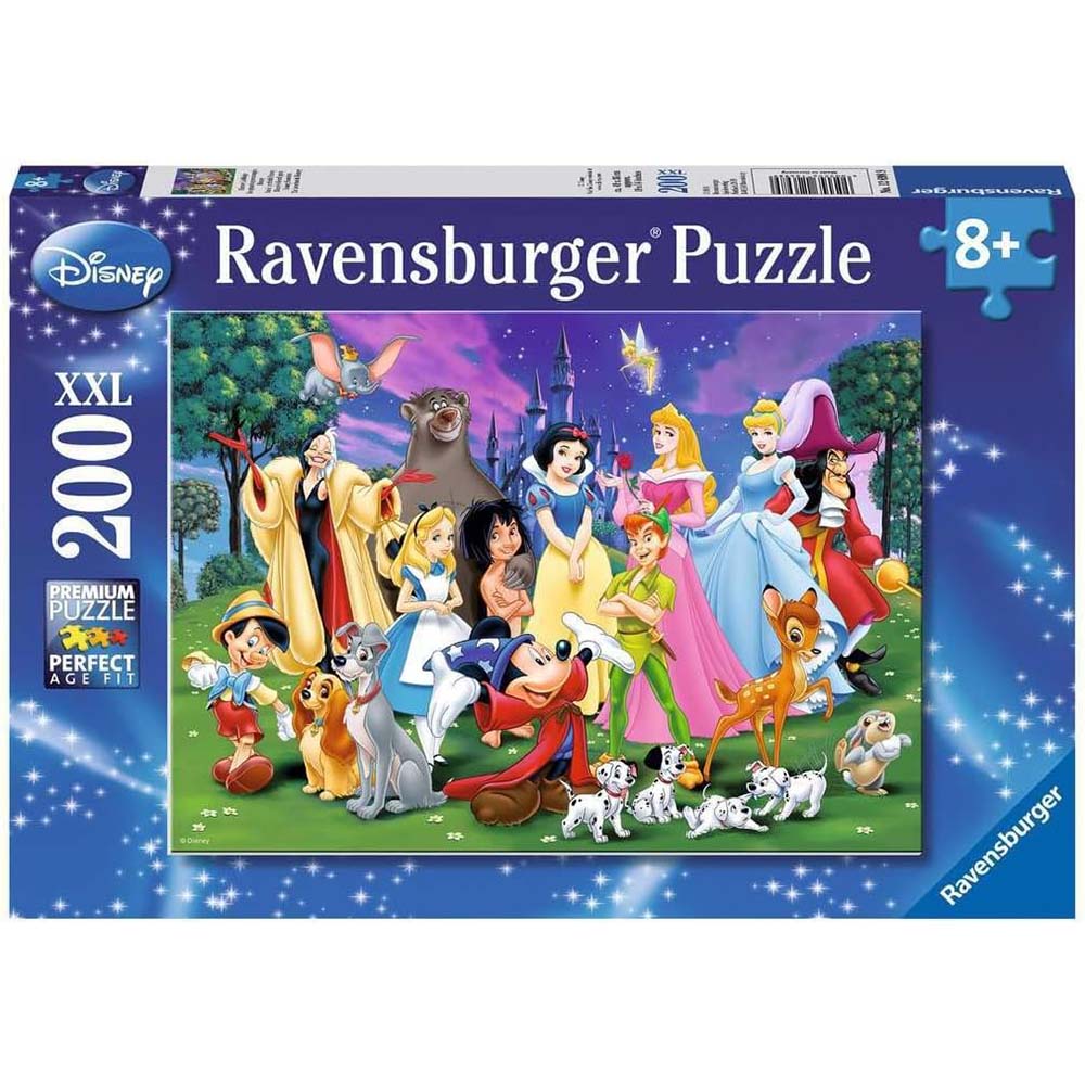 Ravensburger 12698 Rompecabezas 200 piezas XXL Favoritos de Disney, rompecabezas