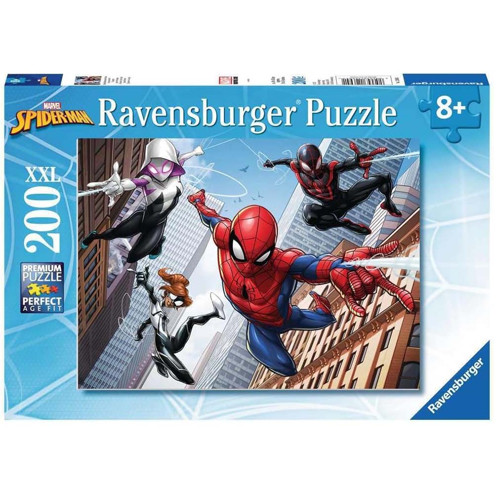 Ravensburger 12694 Rompecabezas 200 piezas XXL Spider-Man, rompecabezas