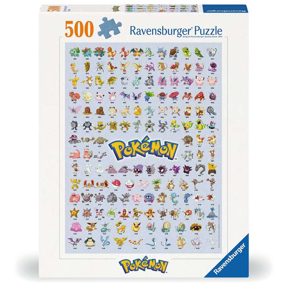 Ravensburger 12000511 Rompecabezas 500 piezas Pokémon, rompecabezas