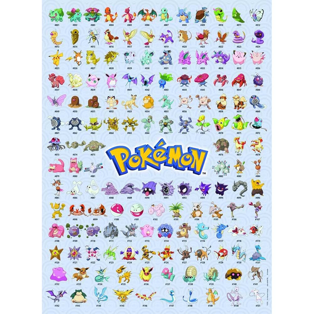 Ravensburger 12000511 Rompecabezas 500 piezas Pokémon, rompecabezas