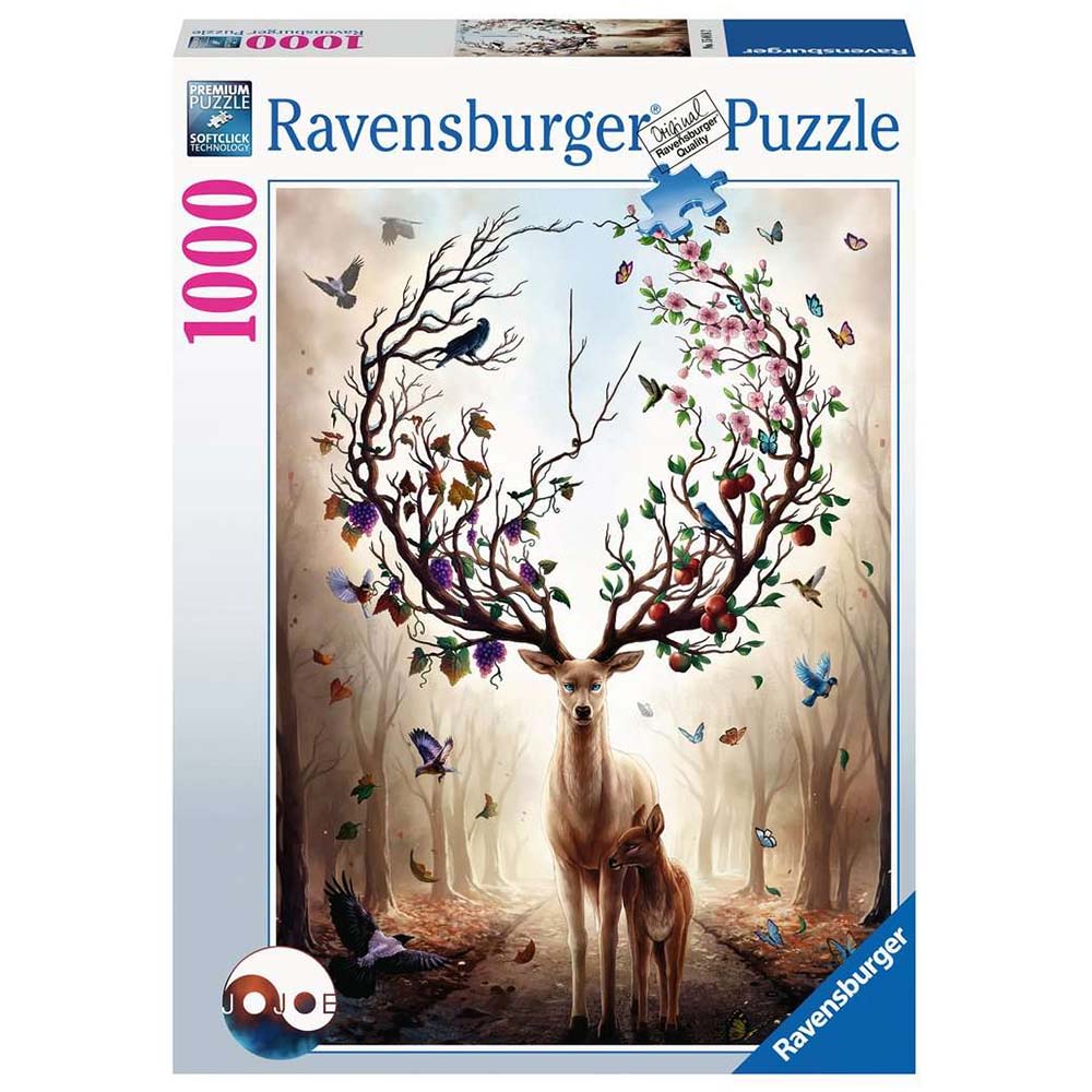 Ravensburger 12000459 Rompecabezas 1000 piezas Ciervo Mágico, rompecabezas