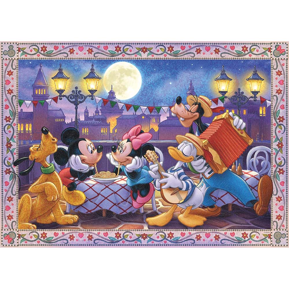 Ravensburger 12000496 Rompecabezas 1000 piezas Disney Mosaic Mickey, rompecabezas