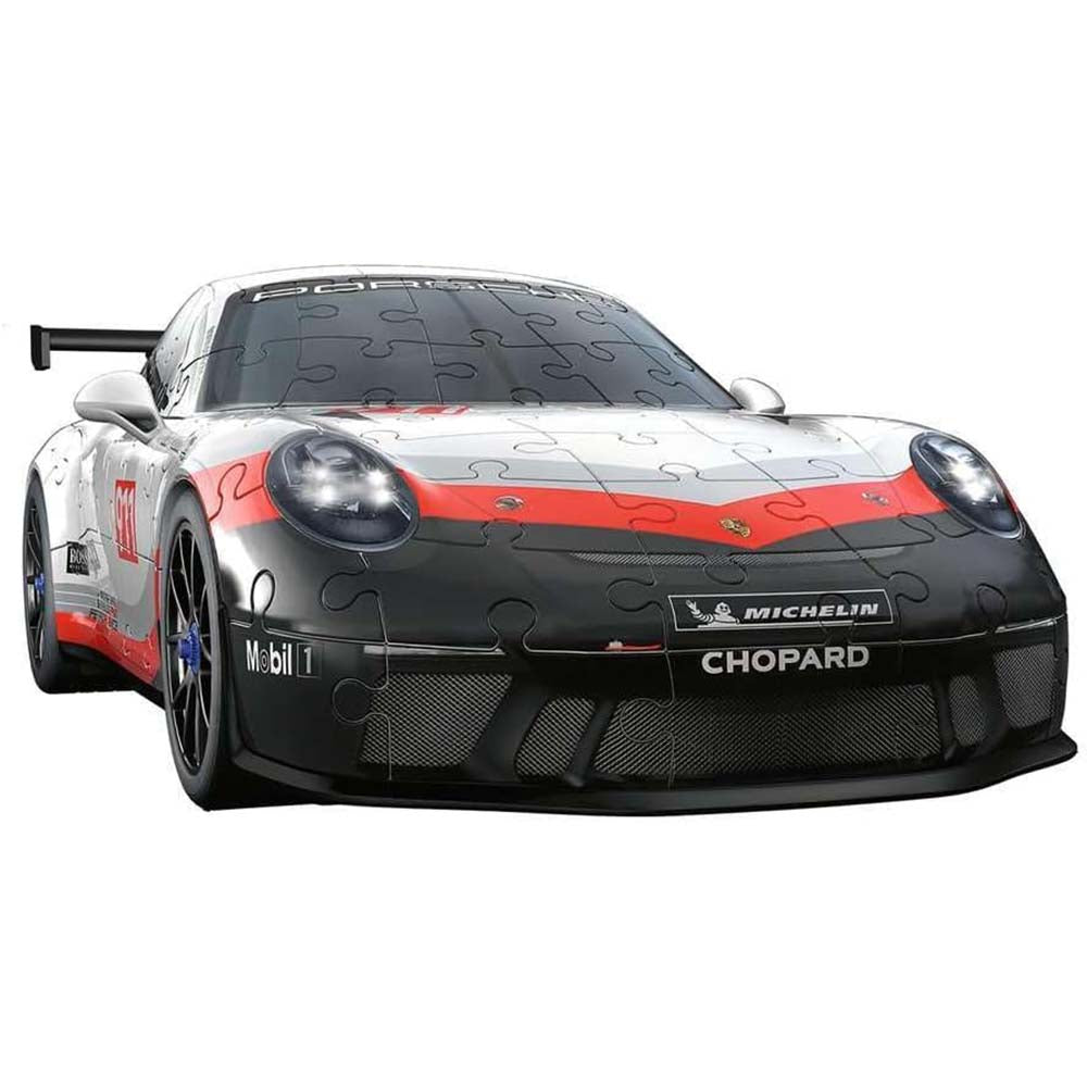 Ravensburger 3D Puzzle Porsche 911 GT3 Cup 108 Piezas, rompecabezas
