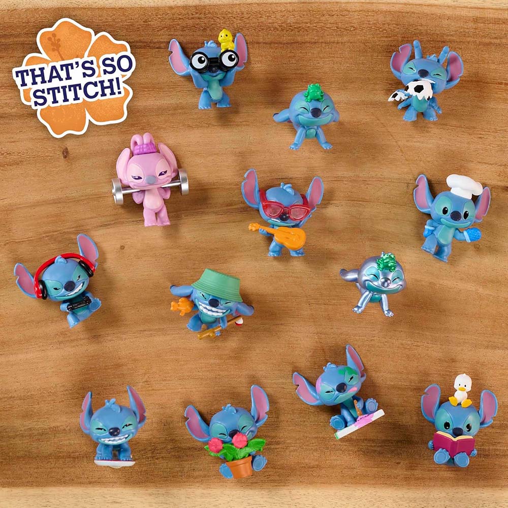 Disney Stitch That's So Stitch Collectible 46227, coleccionables sorpresa