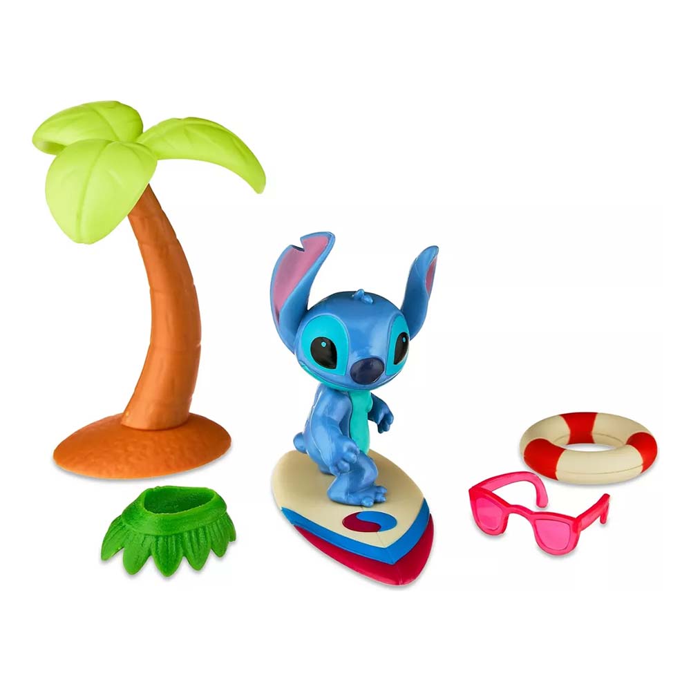 Disney Stitch Hang Ten Playset – Set de 6 Piezas, figuras de acción