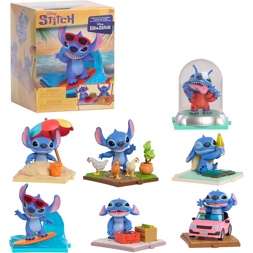Stitch Movie Time Collectible Figs 46109, figuras de acción