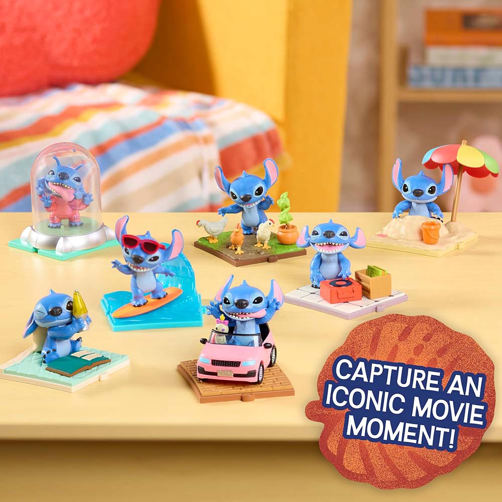 Stitch Movie Time Collectible Figs 46109, figuras de acción