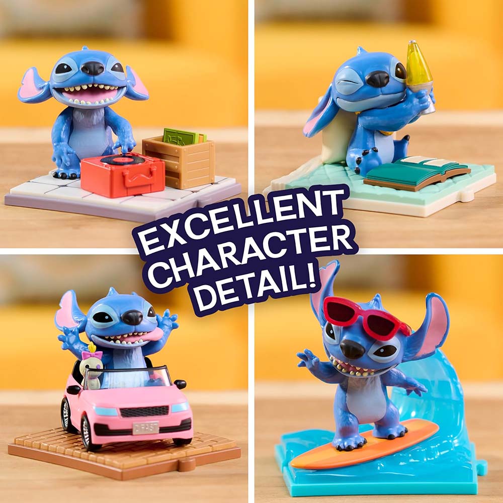 Stitch Movie Time Collectible Figs 46109, figuras de acción
