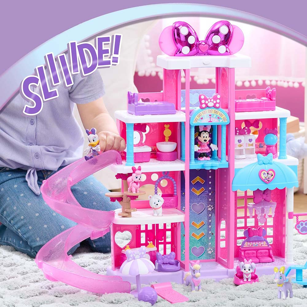 Disney Jr. Minnie Mouse Pet Hotel Playset 88329, sets de juego