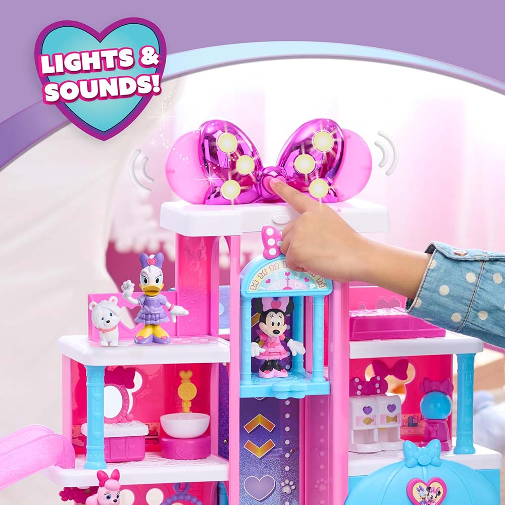 Disney Jr. Minnie Mouse Pet Hotel Playset 88329, sets de juego