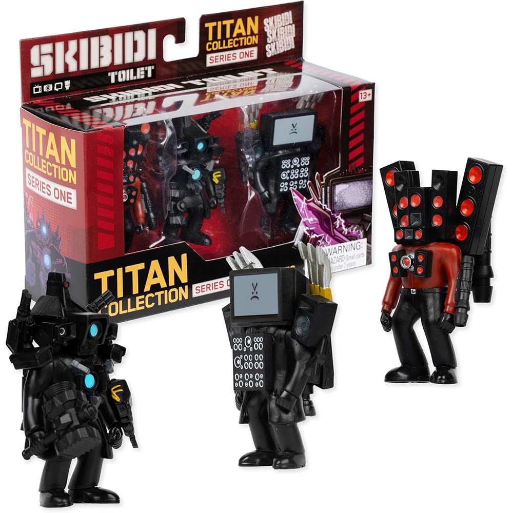 SKIBIDI Toilet Titan Collection Series One 185905, figuras de colección