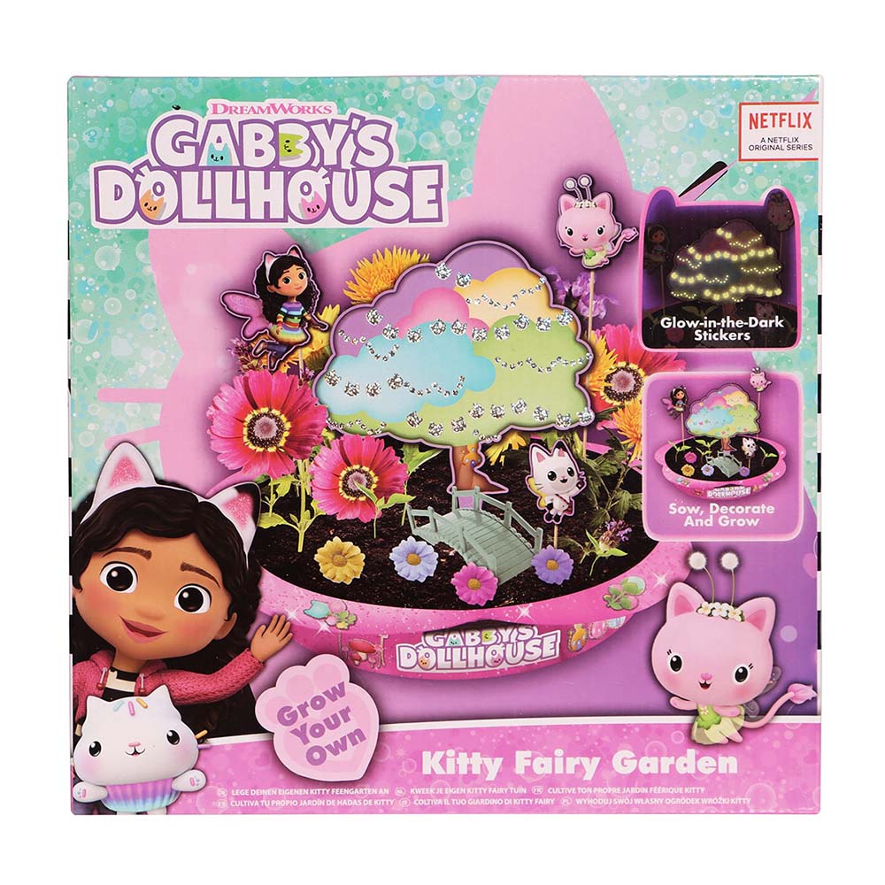La Casa de Muñecas de Gabby - Jardín de Hadas de Kitty 182117, sets de juego