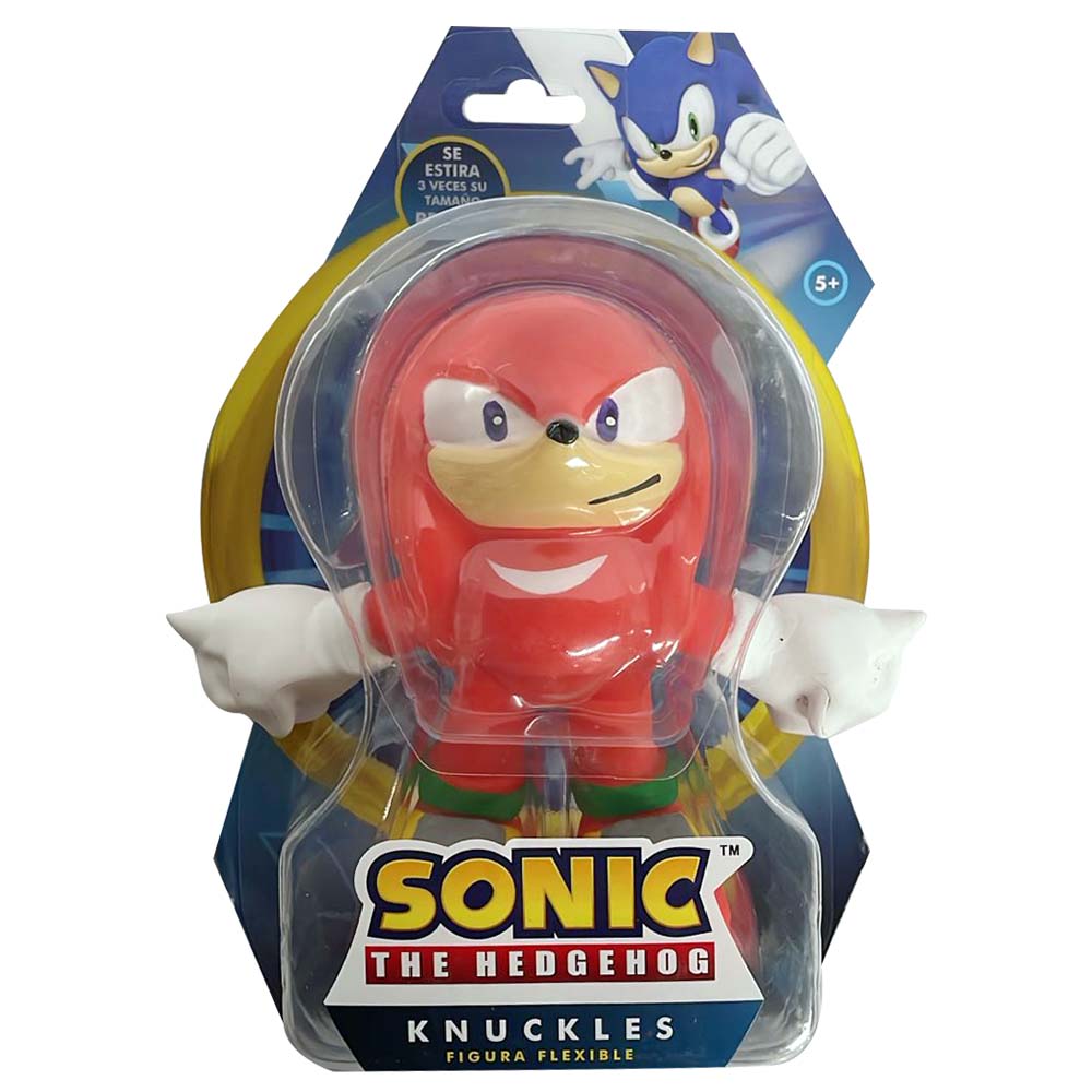 Sonic the Hedgehog Figura Flexible - Knuckles 179983, figuras de acción