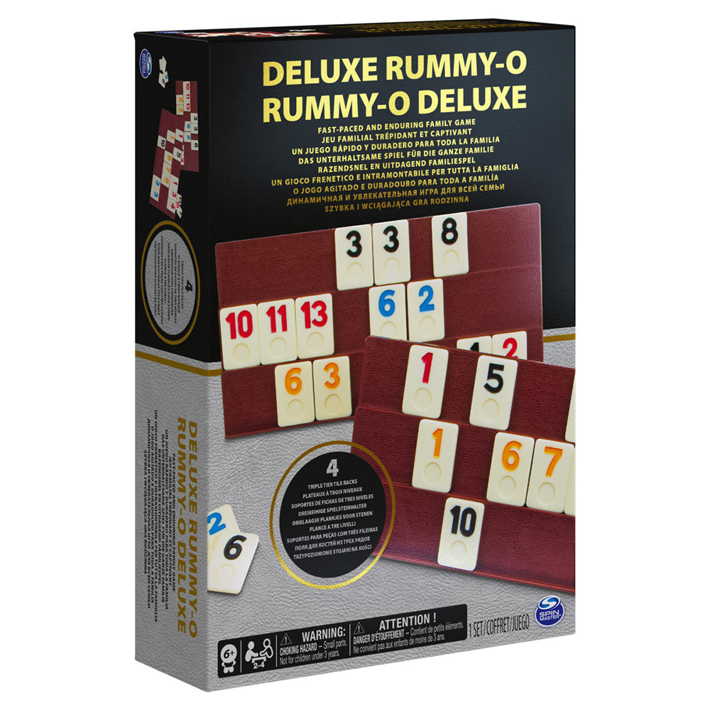 Spin Master Juego Rummy O Deluxe 6035367: Juego de mesa - Edad 6+