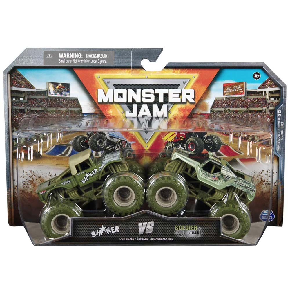 Monster Jam 1:64 Pack Shaker y Soldier 6064128 - Edad 3+