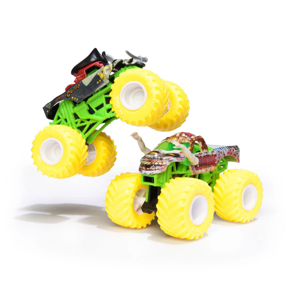 Monster Jam 1:64 Pack Pirate's Curse Vs. Zombie 6064128, camiones de juguete a escala 1:64