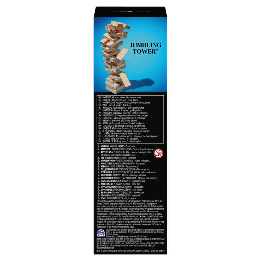 Spin Master Juego Torre de Equilibrio Básica 6065338: Juego de mesa - Edad 6+