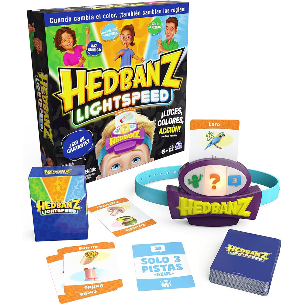 Juego Hedbanz Lightspeed 6068069: Juego de mesa - Edad 6+