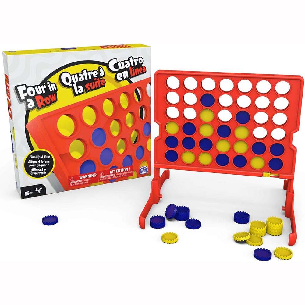 Spin Master Juego Cuatro en Línea 6067993: Juego de mesa - Edad 5+